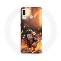 Maniacase case for Samsung Galaxy A30 Demon Slayer Nezuko 3D art anime Manga