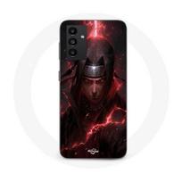 Case - MANIACASE - Samsung Galaxy A34 5G - Itachi Uchiwa Anime 3D - Soft - Black