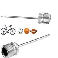 100 vnt./pakuotė Metalinis dviračio dujų adata Krepšinio Futbolo kamuolio adata Mini Mažo siurblio priedai 100pcs sidabras
