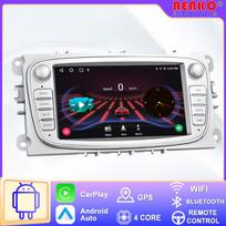 Android 2 Din Radijas Automobilio Multimedijos Grotuvas Autoradio GPS carplay 7'' Ford Focus S-Max Mondeo Galaxy C-Max 8163-2+32CP