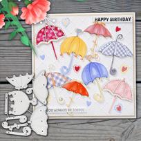 Skėčių metalo pjovimo štampai Trafaretai „pasidaryk pats“ Scrapbooking Popierius / nuotraukų kortelės Reljefiniai štampai dies