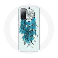 Case for Samsung Galaxy S20 FE Dream Catcher Blue White Background