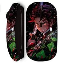 Souris sans fil - Maniacase - Demon Slayer Tanjiro Kamado - Noir - Sublimation HD - USB