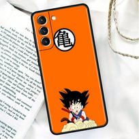 Juodas minkštas telefono dėklas Samsung Galaxy S22 S21 S20 Ultra FE S9 S8 S10 Plus Note 20 10 9 Fundas dangtelis Japonų anime Samsung Note 9 yellow