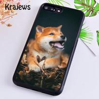 Krajews Corgi Shiba inu Dog Soft Phone Case Cover For iPhone 14 5 6s 7 8 plus X XR XS 11 12 13 pro max Samsung S21 S22ultra Plus iPhone 14 brown