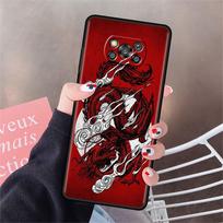 Case For Xiaomi Mi Poco X3 NFC X4 Pro F3 F4 GT M4 M3 F1 C40 11 Lite 11T Soft Silicone Funda Phone Cover Cool Animal Dragon Shell Mi 11T black