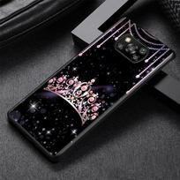 Crown Princess Queen Case for Xiaomi Poco X3 NFC M3 M4 Pocophone F1 F3 Redmi Note 9s 9 8 10 Pro Black Soft Phone Cover Coque Xiaomi Poco M4Pro 5G gray
