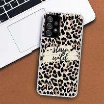 Leopard Print telefono dėklas, skirtas Samsung Galaxy A53 A52 A73 A72 A12 5G A13 A22 A23 A32 A33 A02S A03S A42 A43 A50S Coque Samsung A52 black