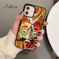 Stylist Scissors Funny Phone Case for iPhone 11 12 13 14 Pro Max mini X XR XS SE 2020 5 6S 7 8 Plus Samsung Galaxy S21 S22 Cover Samsung S22ultra black
