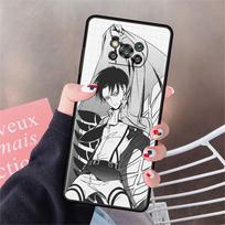 Case For Xiaomi Mi Poco X3 NFC X4 Pro F3 F4 GT M4 M3 F1 C40 11 Lite 11T Soft Silicone Funda Phone Cover Attack On Titan Shell Poco X4 GT white