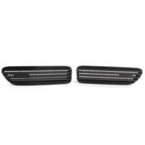2Pcs Side Fender Vent Grill Anti-corrosion Perfect Match ABS Side Fender Air Flow gray