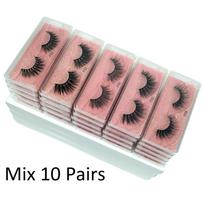 Lashes Bulk 10/20/50/100 Pairs 3d Mink Lashes Natural Mink Eyelashes Fluffy False Eyelashes Makeup False Lash In Bulk