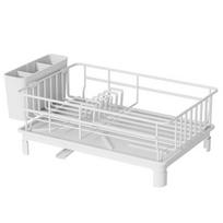 Dish Drying Rack with Deep Side Fence Various Organizational Areas Kitchen Cups balta
