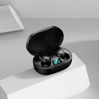 VAORLO Belaidės „Bluetooth 5.1“ ausinės „Hifi Stereo Sound“ sportinės ausinės su mikrofonu, laisvų rankų įranga juoda