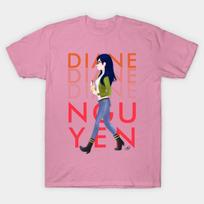 Moteriški marškinėliai Diane Nguyen Bojack Horseman Harajuku spauda Kawaii marškinėliai Vasariniai trumpomis rankovėmis Moteriški marškinėliai Viršus S