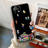 Animacinis Amine-Rugrates telefono dėklas skirtas Xiaomi Mi Note 10 Pro 9T 10T 11T 10S 12 10 5G A2 Lite 9 SE 12X 11 Lite TPU minkštas dėklas Xiaomi Mi A2 Lite