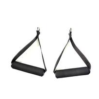 Resistance Bands Handle Bar Attachment Station Fitness Pulley Strap Exercise Home Gym Training Accessories Workout Equipments black