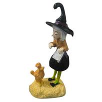 Halloween Witch Resin Home Desktop Žavinga lėlė Dekoratyviniai papuošalai Amatų papuošalai One Size