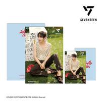 Seventeen 3D nuotraukų lęšinis atvirukas + 1 nuotraukų kortelė SEVENTH HEAVEN PM 2 14 Ver gray