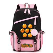 Anime Dragon Ball kuprinė moterims drobės nešiojamojo kompiuterio krepšys atgal į mokyklą kuprinė paauglei mokyklinis krepšys moterims kelioninis krepšys Mochila