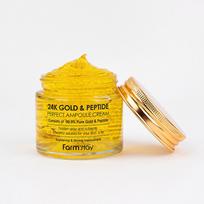 FARMSTAY 24K Aukso Peptidų Tobulas Ampulės Kremas 80ml 1 PCS