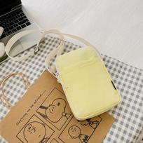 FASHION New Simple Women Mobile Phone Bag Messenger Bag All-Match Small Crossbody Shoulder Bag Hanging Neck Coin Purse Vertical Handbag smėlis