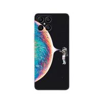 „Honor X8“ dėklo galinis dangtelis „HonorX8 Honor X 8“ dėklas, skaidrus telefono dėklo apsauginis krepšys TPU minkštas silikoninis dėklo buferis Honor X8 black