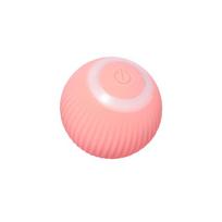 Smart Cat Toys Automatic Rolling Ball Electric Cat Toys Interactive For Cats Training Self-moving Kitten Toys Pet Accessories beige