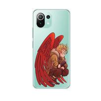 BNHA Hawks Coat Anime Soft Silicone Cover For Xiaomi Mi Note 11 11i 10i 10T 10 9T 9 SE Lite Pro Ultra Phone Case Xiaomi 11 Ultra white