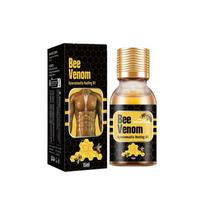 Bičių ginekomastijos šildomasis aliejus, Geriausias vyrams skirtas bičių aliejus, Vyriškas aliejus, Vyriškas bičių aliejus, Ginekomastiją stangrinantis aliejus man, 15 ml balta