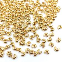 3/4/5mm 100vnt/50vnt/40vnt Auksinės Sidabrinės Pusmėnulio Padėties Karoliukai Pusė Maišelio Užsegimas Galinis Užsegimas Rankų Darbo PASIDARYK pats Medžiaga Rankų Darbo Papuošalo Aksesuaras 4mm  50pcs/set auksas