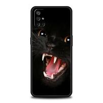 Telefono dėklas OnePlus 11 10 9 Pro 9T 12R 10R 9R 9RT 10T 8T 8 7 6T 7T Nord 2T CE 2 5G N200 N10 N100 viršelis Juodas katinas, žvelgiantis akis OnePlus 10T