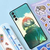Planet Astronaut Case For Samsung Galaxy S23 S22 S20 S21 Ultra S8 S9 S10 Note10 Plus Note20 Ultra S20 FE Cover Galaxy S23 Plus