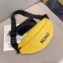 Unisex Casual Sling Bag Waist Packs Shoulder Bag Canvas Crossbody Bags Zipper Closure Adjustable Belt Sport Travel Pouch Purse 30*3*13cm juoda