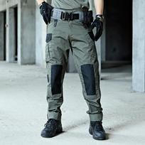 Men's Casual Cargo Pants Comfortable Plus Size Trousers XXXL žalia