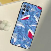 Ferocious Shark Animal Case For OPPO A15 A74 A54 A94 A52 A72 A31 A53 A53S A5 A9 2020 A3S A5S A83 A91 A93 Cover OPPO A16