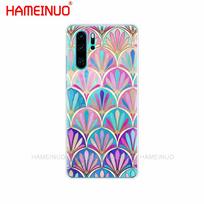 silicon phone cover case for huawei P30 PRO LITE P SMART 2019 plus p smart Z p20 lite 2019 Rainbow Pastel Watercolor Moroccan P smart Z