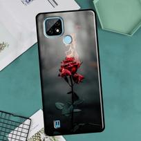 Red Rose Flower For Realme GT Neo 2 3 Master 8i 9i 8 9 Pro Plus C35 Case For OnePlus 9 10 Pro 9R 10R Nord2 Realme C21 white