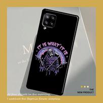 Grim Reaper kaukolės skeleto dėklas, skirtas Samsung Galaxy A54 A34 A13 A23 A33 A53 A73 A12 A22 A32 A52 A51 A71 A14 dangtelis Samsung A53 5G gray