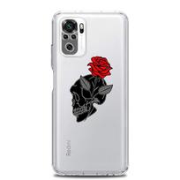 Grim Reaper Skull Skeleton New Square Clear Phone Case For Xiaomi Redmi Note 12 11 9S 9 8 10 Pro+ 7 8T 9C 9A 8A K40 Gaming Cover Redmi Note 8 white