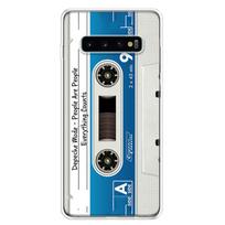 Vintage Magnetic Tape Cassette Cover Phone Case For Samsung Galaxy A51 A71 A50 A70 A40 A30 A20E A10 A41 A31 A21S A11 A01 A6 A8 + Samsung A30S(A50S) white