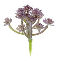 1Pc DIY Fadeless Fake Succulents Plastic Decorative Everlasting Artificial Plant Party Decor violetinė