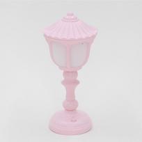 Retro LED stalinė lempa Mini gatvių šviestuvai Maitinamas baterijomis Stalo lempa LED naktinės lemputės Stalo ornamentas Miniatiūros Mažos lempos