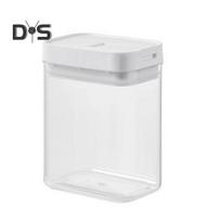 Hermetiškas maisto laikymo indas su dangteliu, be BPA, didelio skaidrumo, sudedama dizaino grūdų sauso maisto laikymo dėžutė 800ML white