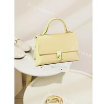 Simple Solid Color Portable Messenger Bag Single Shoulder Women Bag Fashion Double Compartment Handbags (20cm<Max Length<30cm) balta