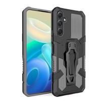 Karinio šarvų diržo segtuko dėklas, skirtas „Samsung Galaxy S24 Ultra S24 Plus“ smūgiams atsparus apsauginis pilnas apsauginis dangtelis For Galaxy S24 Ultra pilka spalva