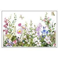 Tualeto lipdukas Žaliųjų augalų gėlių rašto lipdukas Neperšlampamas ir ilgai išliekantis vonios kambario sienų lipdukas Namų dekoravimas 25*35cm beige