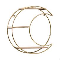 -Storage Box, Hanging Shelf, Decoration, Organizer, Display Stand for Housewarming, Tea Shop, Moon 3 Tiers
