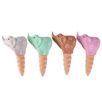 4Pcs Self Watering Planter Insert Plant Watering Elephant Terracotta Watering Spikes Self Watering Globes Plant Watering