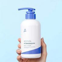 Aestura Atobarrier 365 BODY LOTION 400mL, Drėkinamasis, Kbeauty, Korėjietiška kosmetika, mėginys white